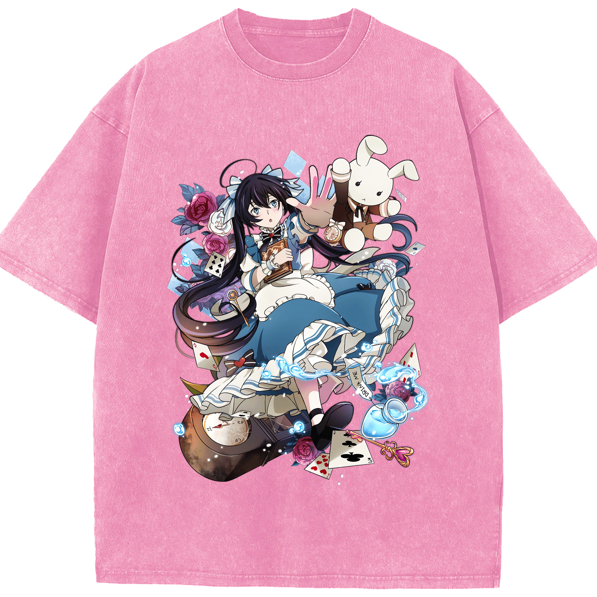 （画像用） 文豪ストレイドッグス Bungo Stray Dogs 綿100% ヴィンテージ風 半袖Tシャツ（フロントプリント）